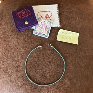 Marla Aaron String Project Necklace in Greenbean
